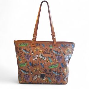 Dooney & Bourke It Collection Americana Landmark Zip Top Tote